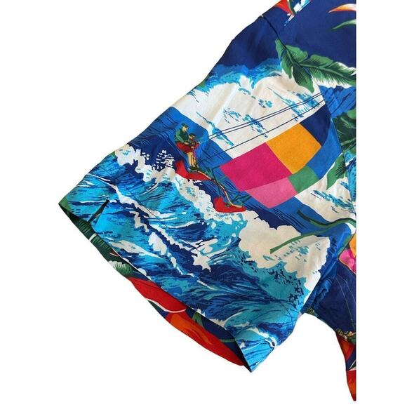 Ralph Lauren Classic Fit Hoffman Print Camp Shirt - Picture 5 of 9